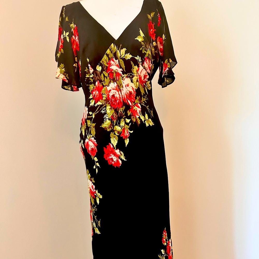 NICOLE MILLER Size large 100% silk Y2K style